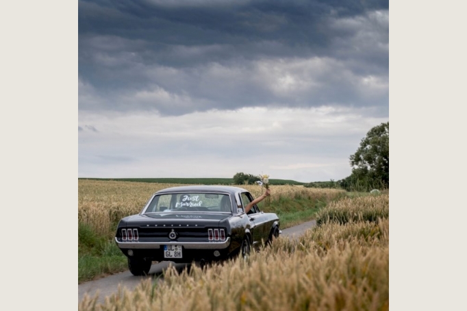 Hochzeitsauto Ford Mustang Oldtimer